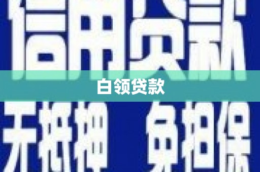 新竹白领贷款