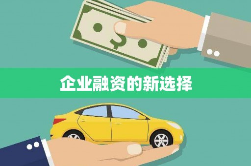 新竹企业融资的新选择