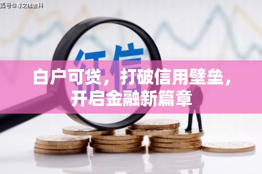 新竹白户可贷，打破信用壁垒，开启金融新篇章