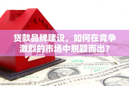 新竹贷款品牌建设，如何在竞争激烈的市场中脱颖而出？