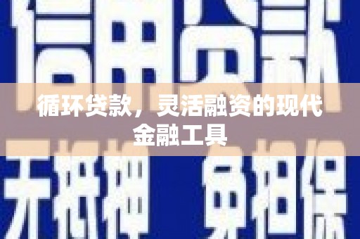 新竹循环贷款，灵活融资的现代金融工具