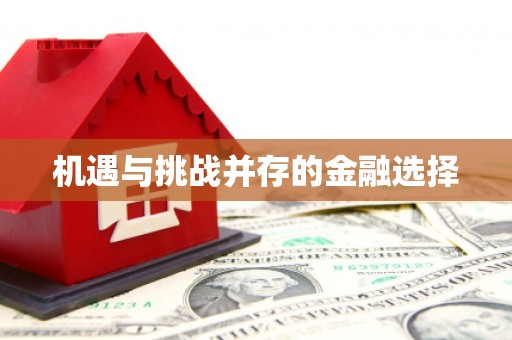 新竹机遇与挑战并存的金融选择