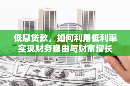 新竹低息贷款，如何利用低利率实现财务自由与财富增长